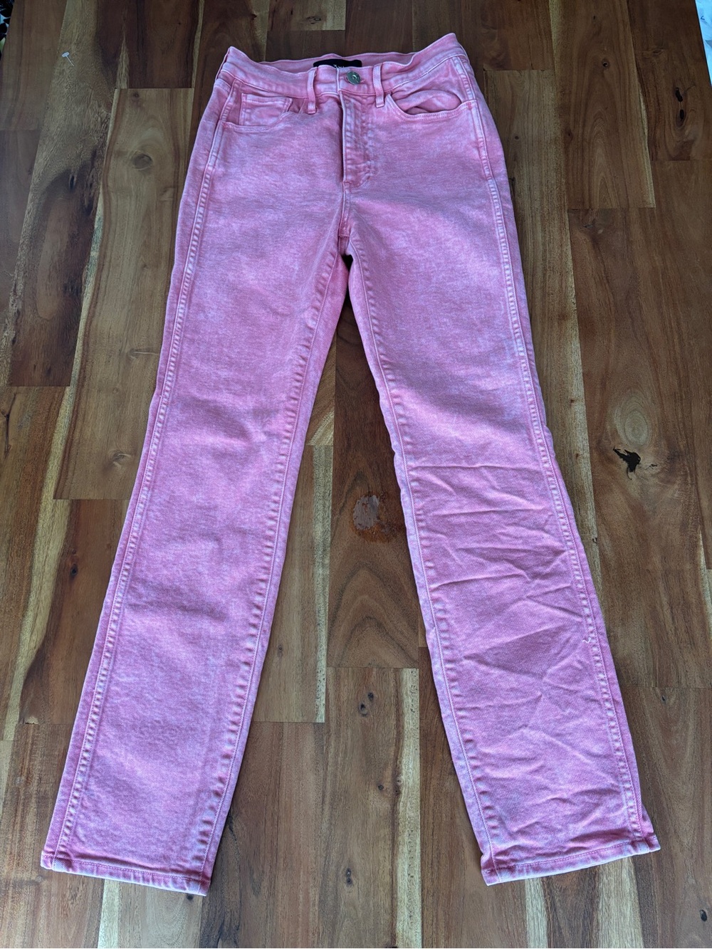 3x1 NYC Pink Garment Dyed Straight Jeans - Size 27*